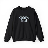 God's Girl Unisex Heavy Blend Sweatshirt, Faith-Based Apparel, Christian Gift, Cozy Crewneck, Inspirational Fashion, Everyday Comfort