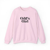 God's Girl Unisex Heavy Blend Sweatshirt, Faith-Based Apparel, Christian Gift, Cozy Crewneck, Inspirational Fashion, Everyday Comfort