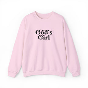 God's Girl Unisex Heavy Blend Sweatshirt, Faith-Based Apparel, Christian Gift, Cozy Crewneck, Inspirational Fashion, Everyday Comfort
