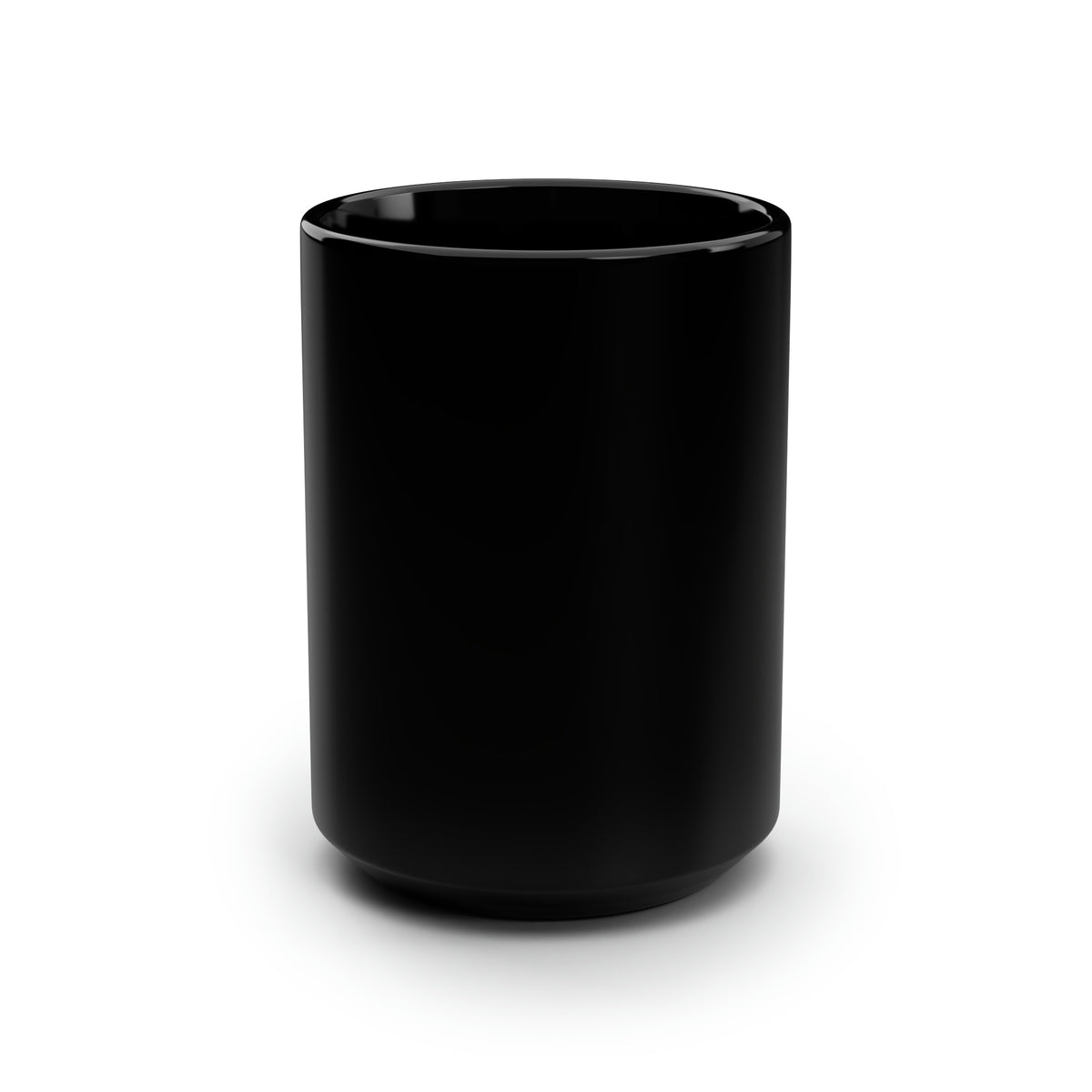 Bold "IN BUT NOT OF" Black Mug, 15oz