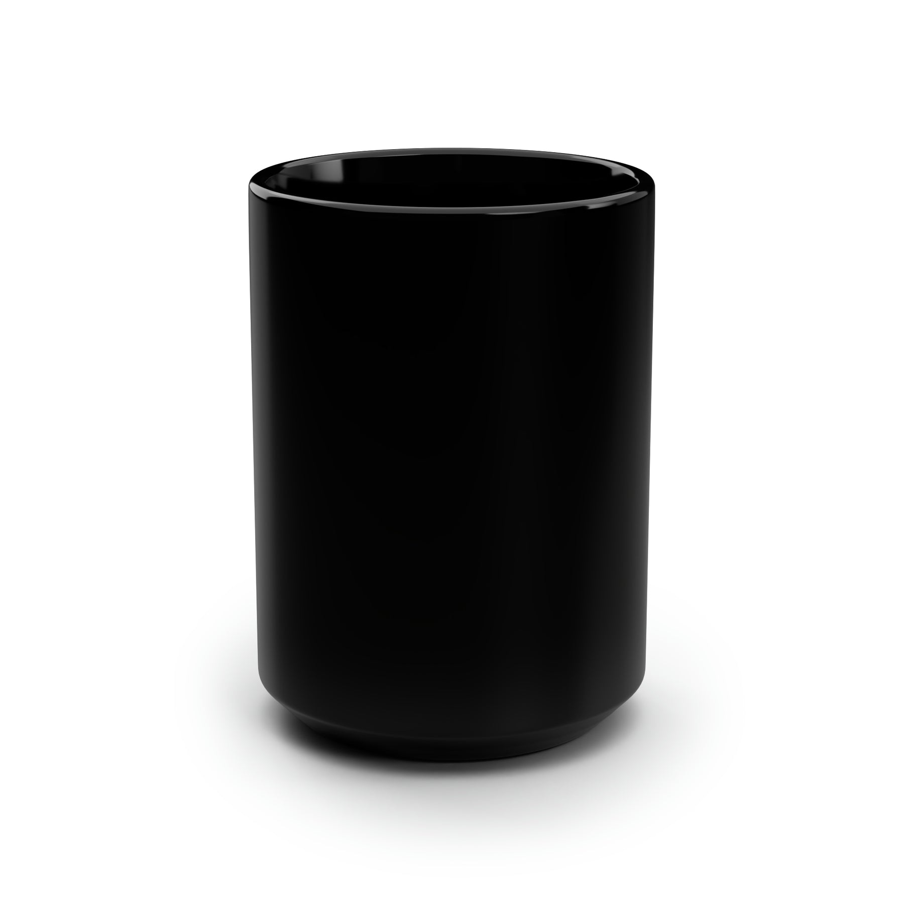 Bold "IN BUT NOT OF" Black Mug, 15oz