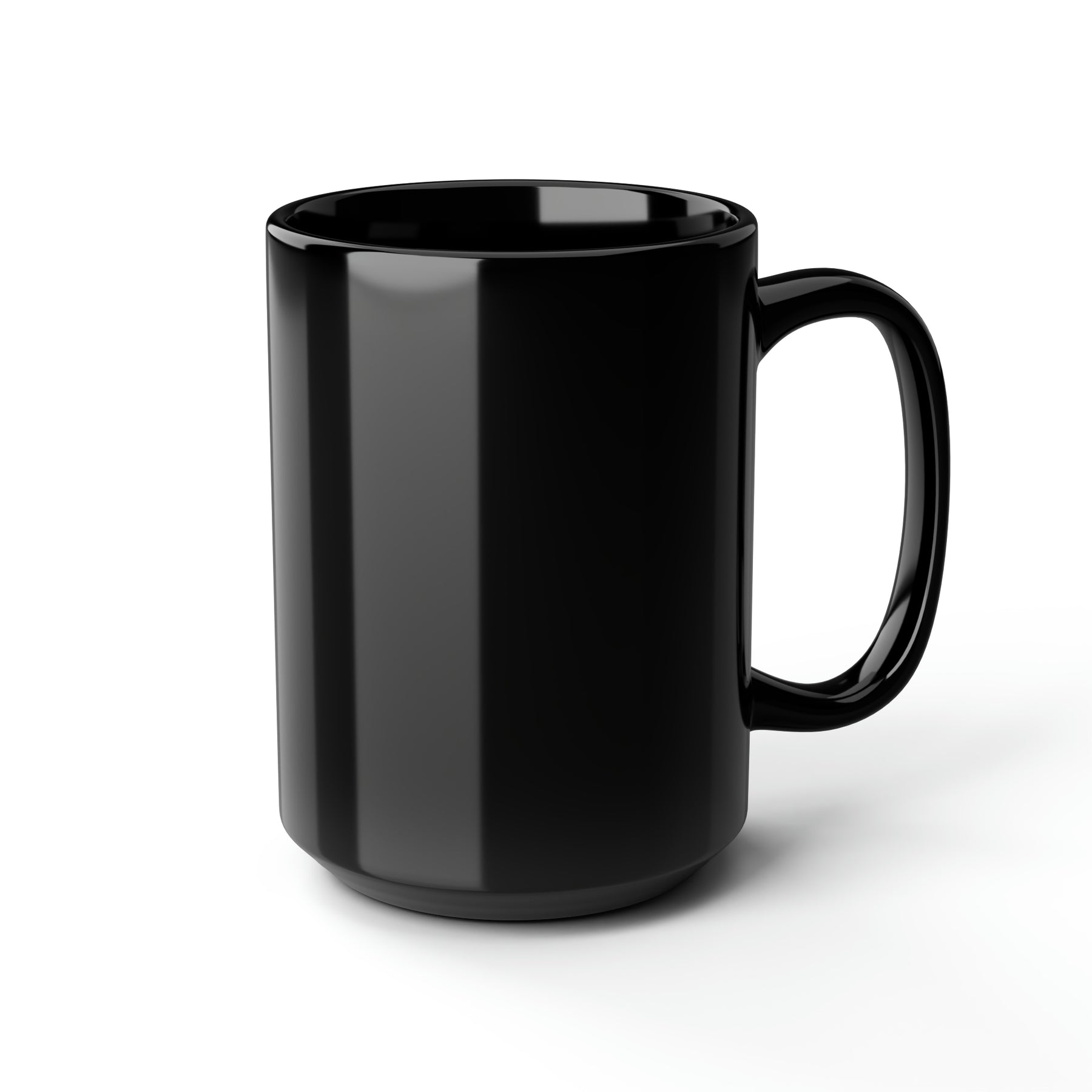 Bold "IN BUT NOT OF" Black Mug, 15oz