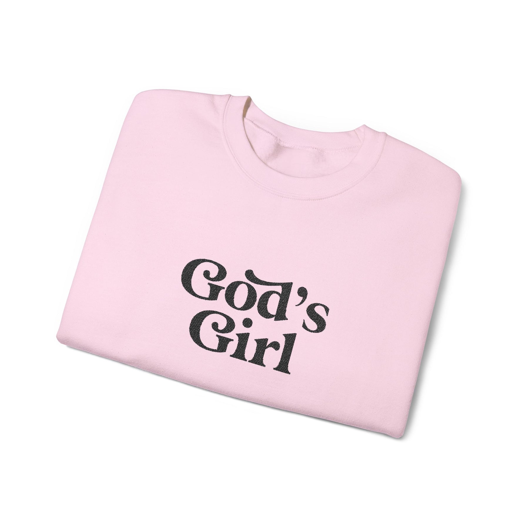 God's Girl Unisex Heavy Blend Sweatshirt, Faith-Based Apparel, Christian Gift, Cozy Crewneck, Inspirational Fashion, Everyday Comfort
