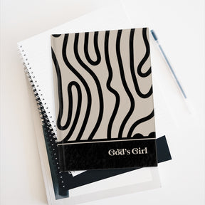 God's Girl Swirl - Blank Journal | Ruled Line
