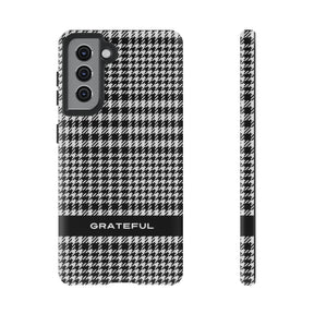 Houndstooth Phone Protector - Tough Cases | Grateful Smartphone Cover | Apple and Android
