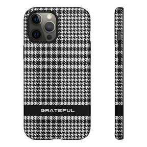 Houndstooth Phone Protector - Tough Cases | Grateful Smartphone Cover | Apple and Android