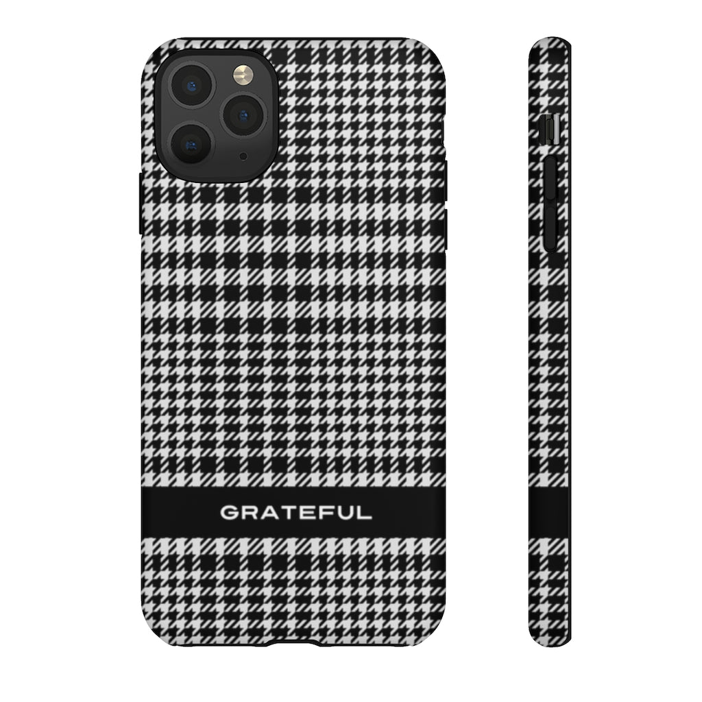 Houndstooth Phone Protector - Tough Cases | Grateful Smartphone Cover | Apple and Android