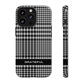 Houndstooth Phone Protector - Tough Cases | Grateful Smartphone Cover | Apple and Android