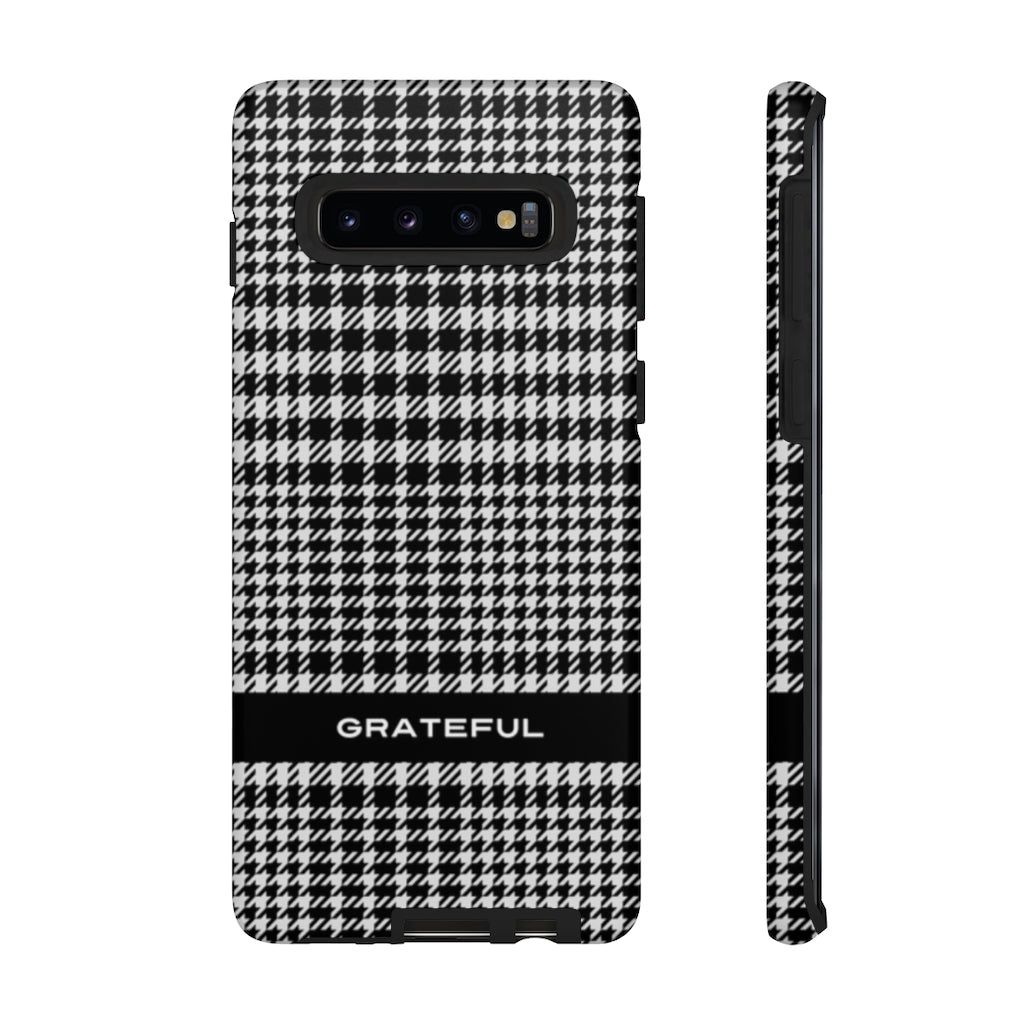 Houndstooth Phone Protector - Tough Cases | Grateful Smartphone Cover | Apple and Android