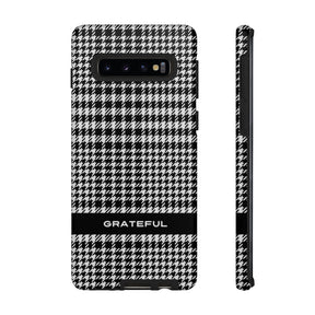 Houndstooth Phone Protector - Tough Cases | Grateful Smartphone Cover | Apple and Android