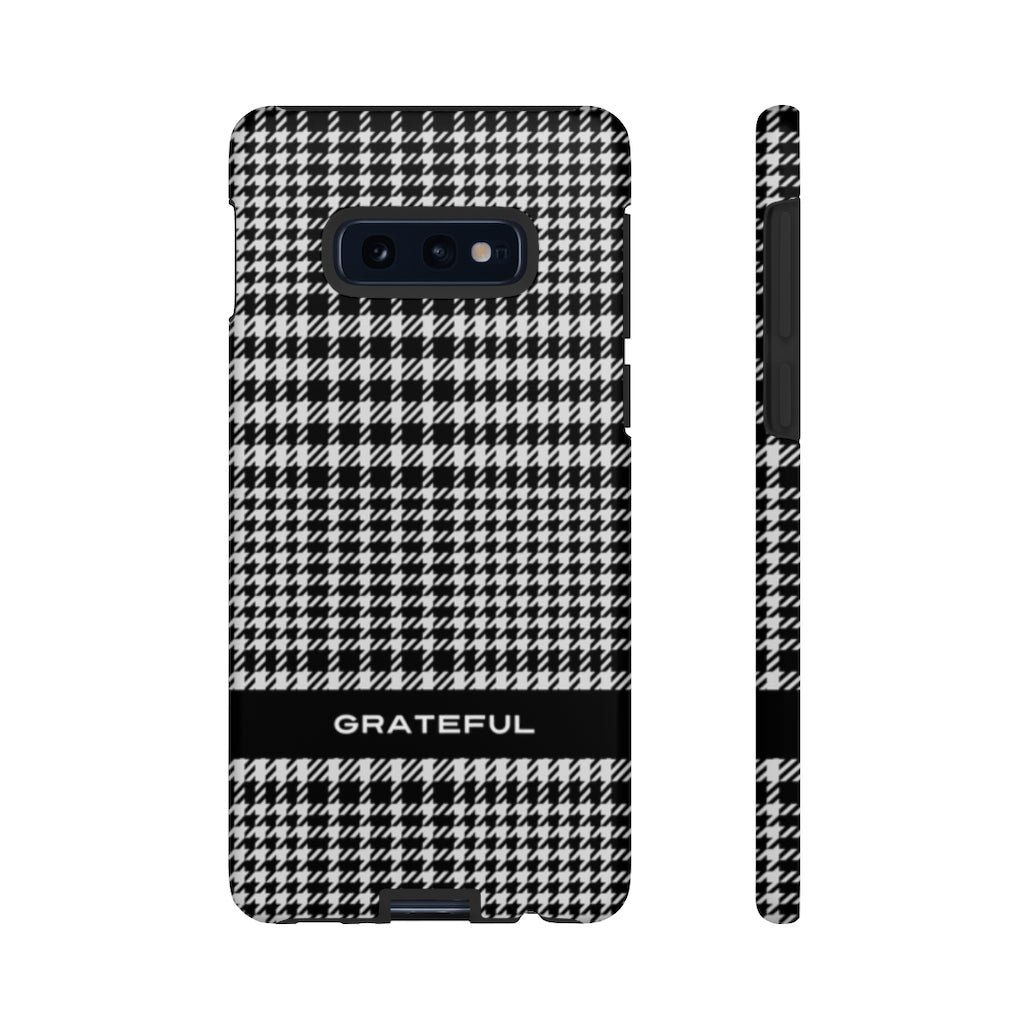Houndstooth Phone Protector - Tough Cases | Grateful Smartphone Cover | Apple and Android