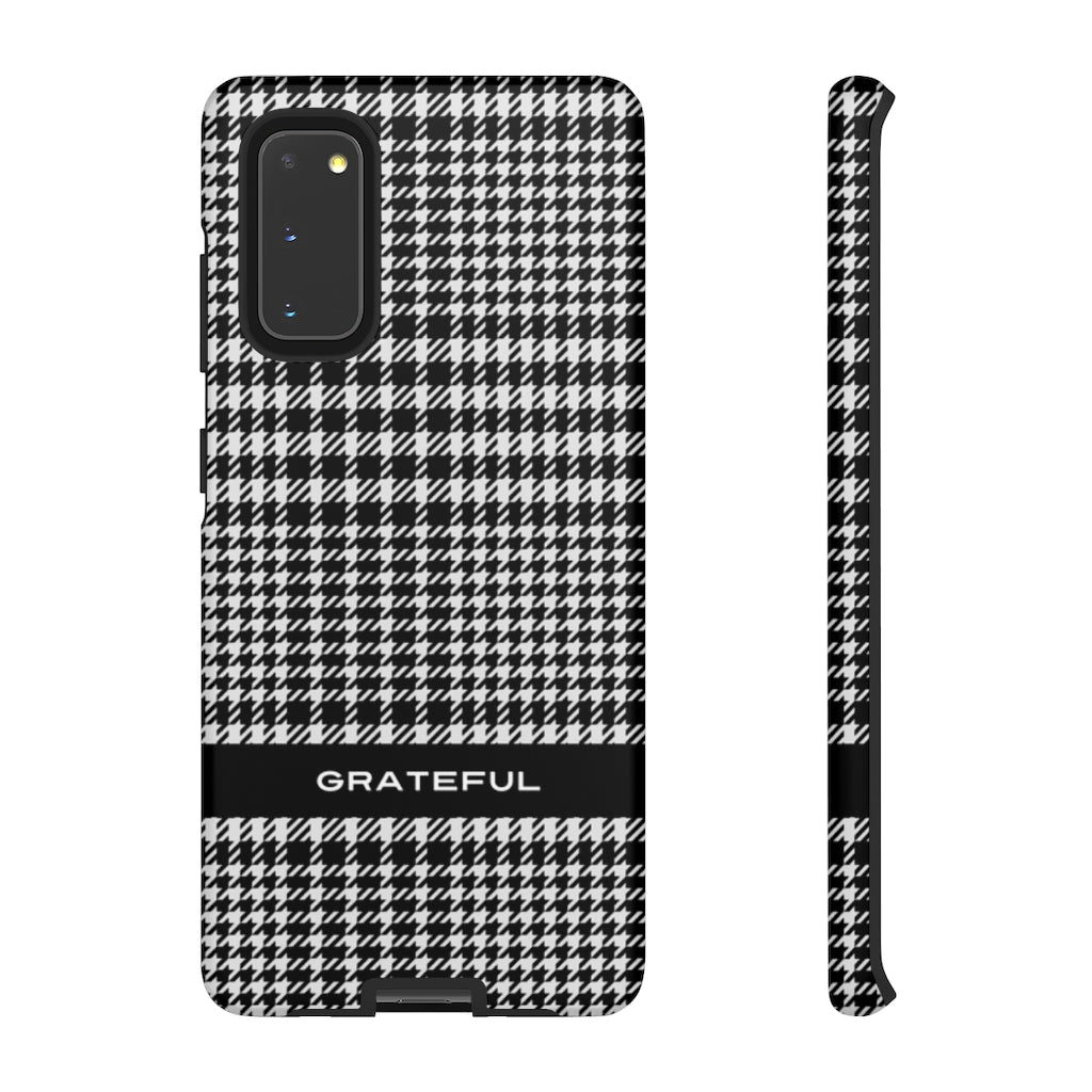 Houndstooth Phone Protector - Tough Cases | Grateful Smartphone Cover | Apple and Android