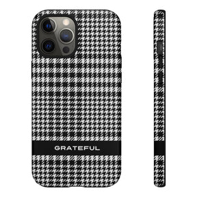 Houndstooth Phone Protector - Tough Cases | Grateful Smartphone Cover | Apple and Android