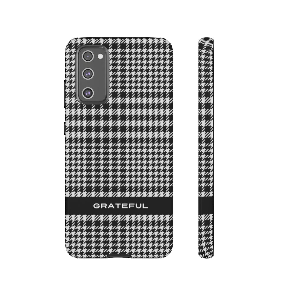 Houndstooth Phone Protector - Tough Cases | Grateful Smartphone Cover | Apple and Android