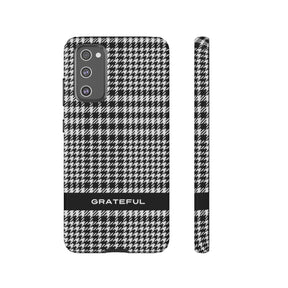 Houndstooth Phone Protector - Tough Cases | Grateful Smartphone Cover | Apple and Android