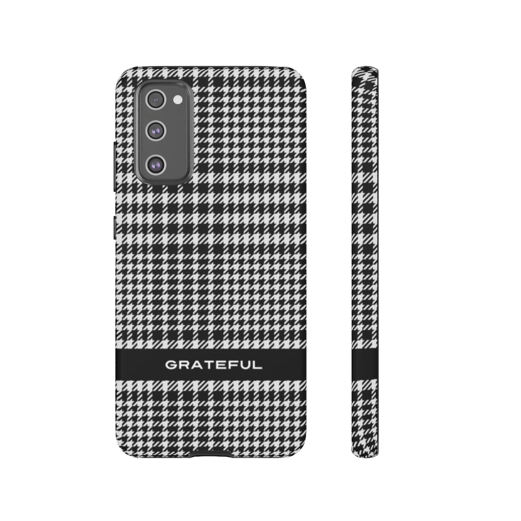 Houndstooth Phone Protector - Tough Cases | Grateful Smartphone Cover | Apple and Android