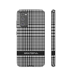 Houndstooth Phone Protector - Tough Cases | Grateful Smartphone Cover | Apple and Android