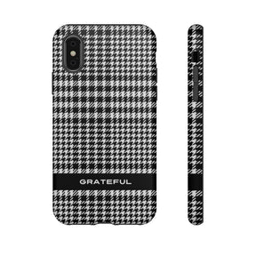 Houndstooth Phone Protector - Tough Cases | Grateful Smartphone Cover | Apple and Android