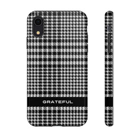 Houndstooth Phone Protector - Tough Cases | Grateful Smartphone Cover | Apple and Android