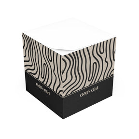 God's Girl Swirl - Sticky Note Cube