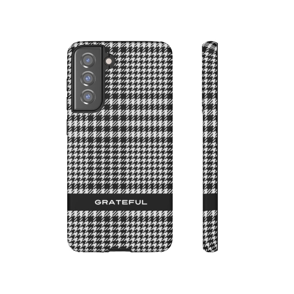 Houndstooth Phone Protector - Tough Cases | Grateful Smartphone Cover | Apple and Android