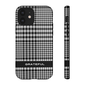 Houndstooth Phone Protector - Tough Cases | Grateful Smartphone Cover | Apple and Android