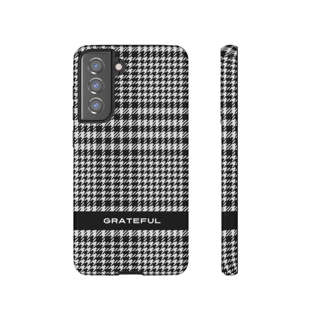 Houndstooth Phone Protector - Tough Cases | Grateful Smartphone Cover | Apple and Android