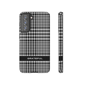 Houndstooth Phone Protector - Tough Cases | Grateful Smartphone Cover | Apple and Android