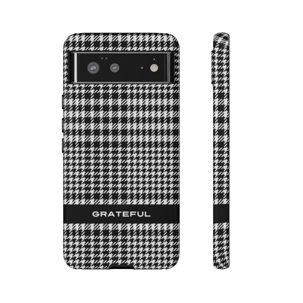Houndstooth Phone Protector - Tough Cases | Grateful Smartphone Cover | Apple and Android