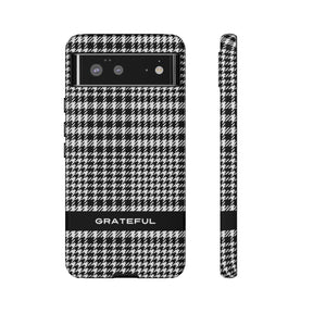 Houndstooth Phone Protector - Tough Cases | Grateful Smartphone Cover | Apple and Android