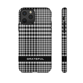 Houndstooth Phone Protector - Tough Cases | Grateful Smartphone Cover | Apple and Android