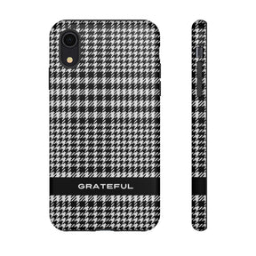 Houndstooth Phone Protector - Tough Cases | Grateful Smartphone Cover | Apple and Android
