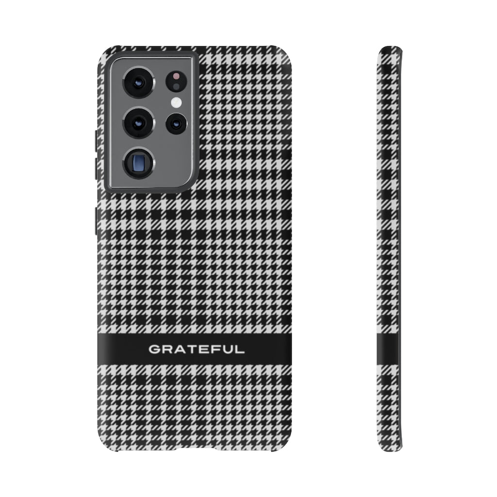 Houndstooth Phone Protector - Tough Cases | Grateful Smartphone Cover | Apple and Android