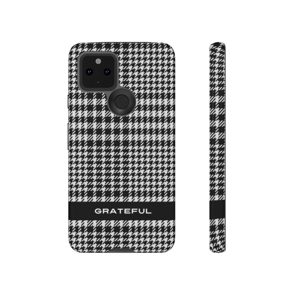 Houndstooth Phone Protector - Tough Cases | Grateful Smartphone Cover | Apple and Android