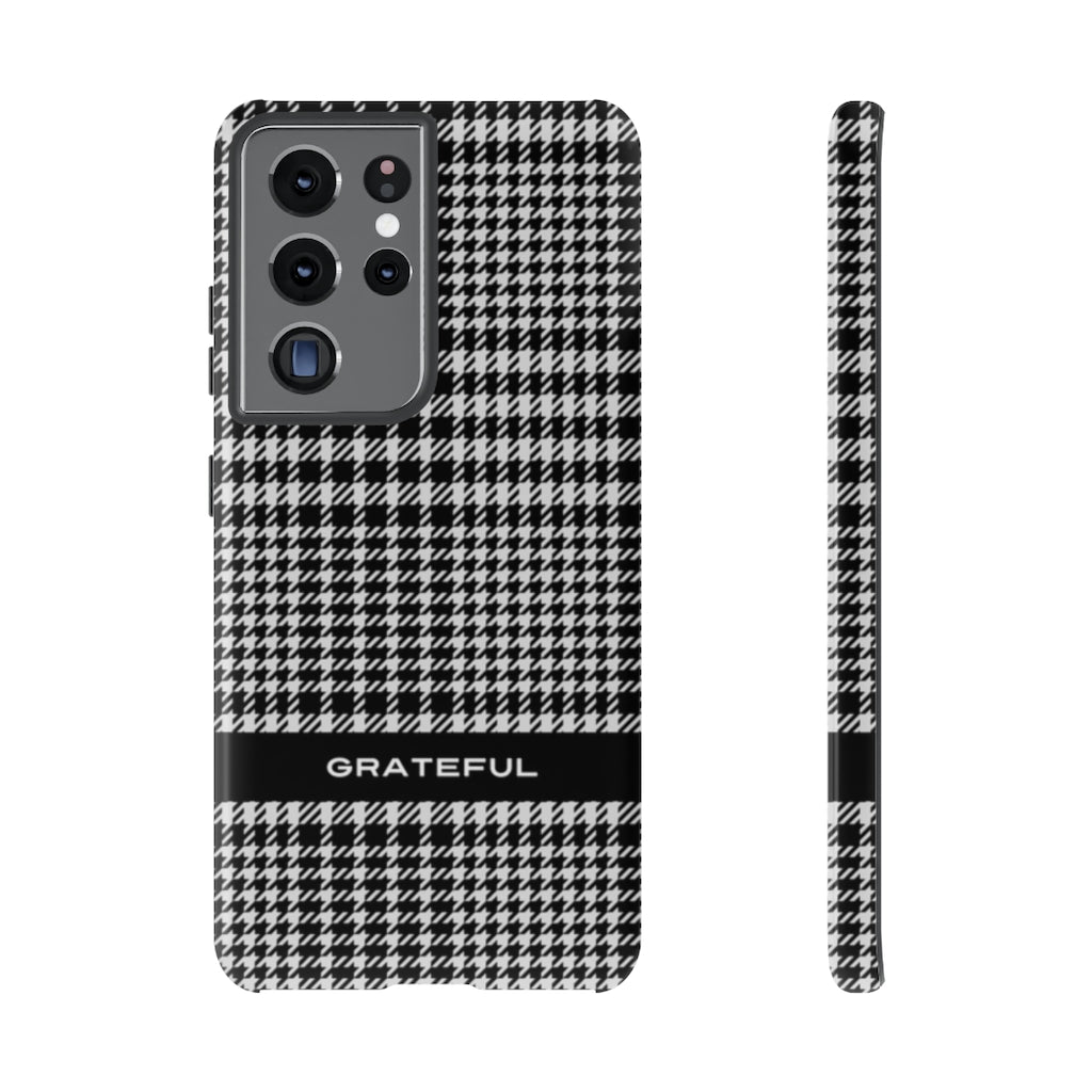 Houndstooth Phone Protector - Tough Cases | Grateful Smartphone Cover | Apple and Android