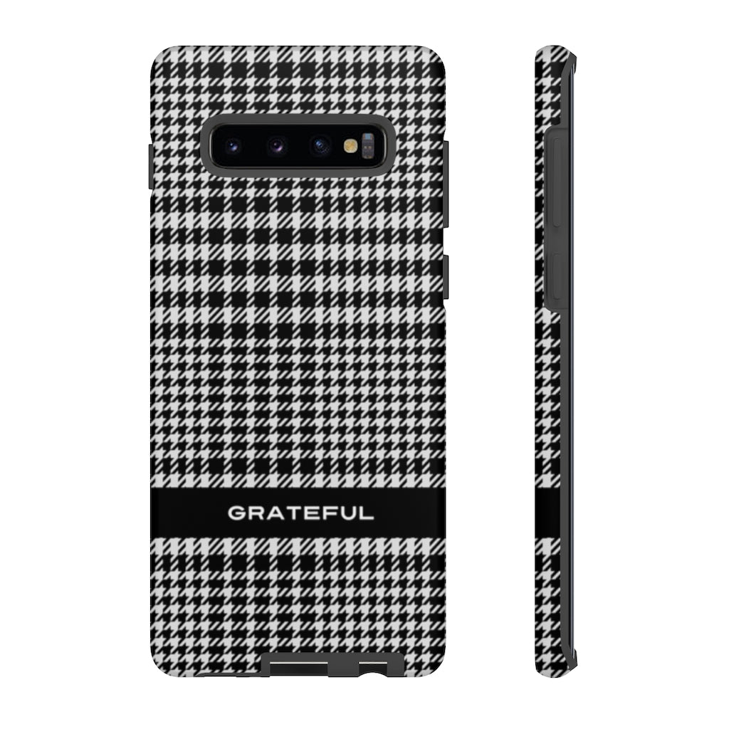 Houndstooth Phone Protector - Tough Cases | Grateful Smartphone Cover | Apple and Android