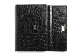 Elegant Black Journal with Vegan Leather Cover