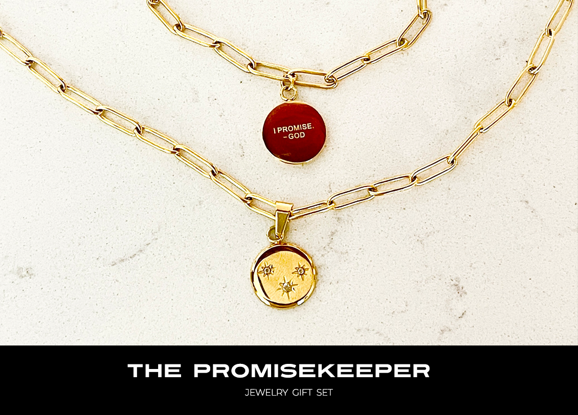 Esther's Essentials | Promise Keeper Jewelry Set | Link or Strand Necklace