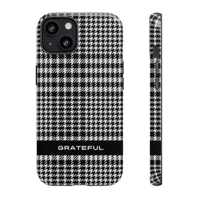 Houndstooth Phone Protector - Tough Cases | Grateful Smartphone Cover | Apple and Android
