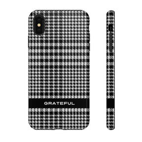 Houndstooth Phone Protector - Tough Cases | Grateful Smartphone Cover | Apple and Android