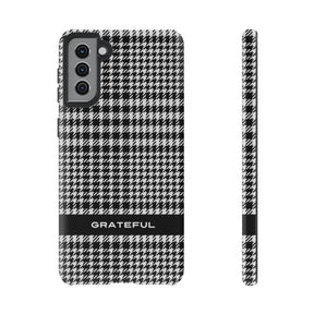 Houndstooth Phone Protector - Tough Cases | Grateful Smartphone Cover | Apple and Android