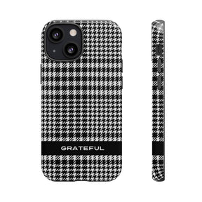 Houndstooth Phone Protector - Tough Cases | Grateful Smartphone Cover | Apple and Android