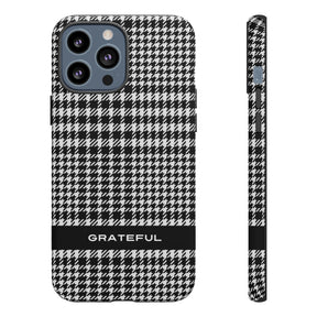 Houndstooth Phone Protector - Tough Cases | Grateful Smartphone Cover | Apple and Android