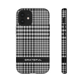 Houndstooth Phone Protector - Tough Cases | Grateful Smartphone Cover | Apple and Android