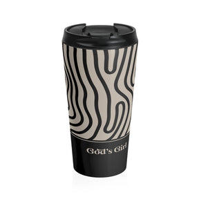 God's Girl Swirl - Stainless Steel Travel Mug