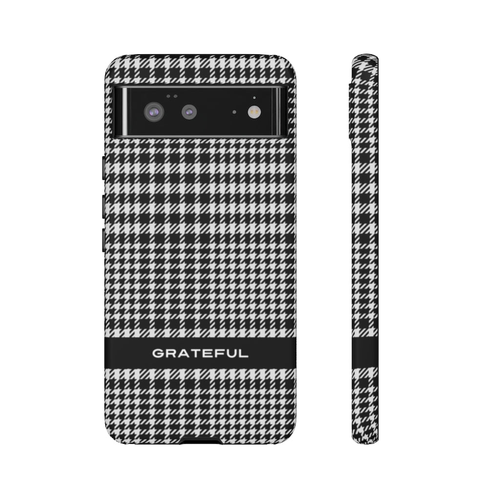 Houndstooth Phone Protector - Tough Cases | Grateful Smartphone Cover | Apple and Android