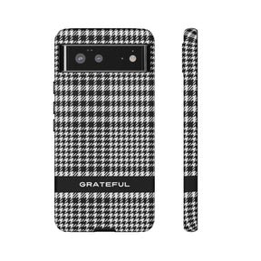 Houndstooth Phone Protector - Tough Cases | Grateful Smartphone Cover | Apple and Android